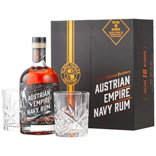 Austrian Empire Navy Rum Solera 18ans - Coffret - 40°